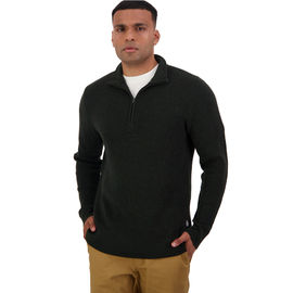 Swanndri Otahu River Quarter Zip Merino Knit - Hunter Green